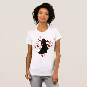 Flamenco-Silhouette T-Shirt (Vorne ganz)