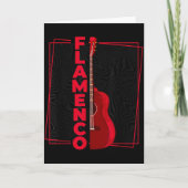 Flamenco _ Spanischer Tanzgitarre _ Spanien Flamen Karte (Vorderseite)
