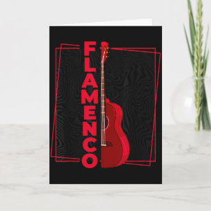 Flamenco _ Spanischer Tanzgitarre _ Spanien Flamen Karte