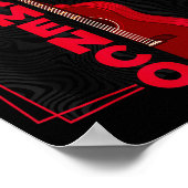 Flamenco _ Spanischer Tanzgitarre _ Spanien Flamen Poster (Ecke)