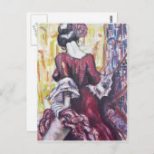 Flamenco Spirit Postkarte (Vorne/Hinten)