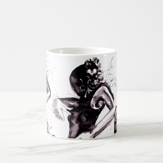 Flamenco-Spritzen-Tasse Kaffeetasse (Mittel)