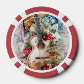 Flamenco-Stimmung Poker Chip (Rückseite)
