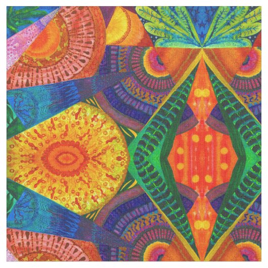 Flamenco Stoff (Nahaufnahme)