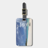 Flamenco-Strand Culebra Puerto Rico Gepäckanhänger (Vorderseite vertikal)