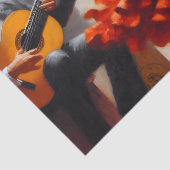 Flamenco Tancing Ephemera Möbeldekoupage Seidenpapier (Detail)