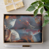 Flamenco Tancing Ephemera Möbeldekoupage Seidenpapier (Geschenk)