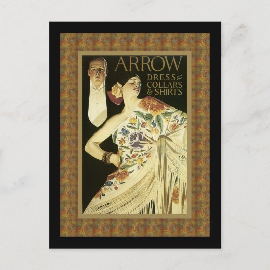 Flamenco-Tanz Girl Advertising Postkarte (Vorderseite)