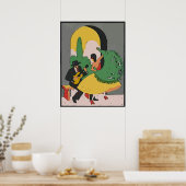 Flamenco-Tanz Poster (Küche)