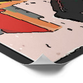 Flamenco-Tanz Poster (Ecke)