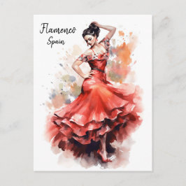 Flamenco Tanz Spanien Postkarte - Welt des Tanzes