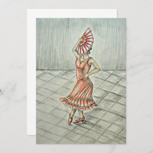 Flamenco-Tänzer (Vorne/Hinten)