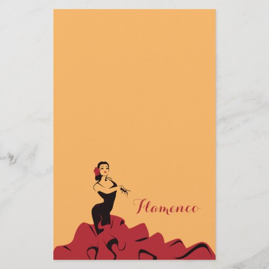 Flamenco-Tänzer in einer spektakulären Pose Flyer (Hinten)