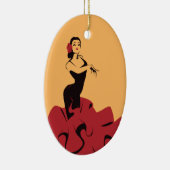 Flamenco-Tänzer in einer spektakulären Pose Keramik Ornament (Rechts)
