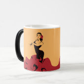 Flamenco-Tänzer in einer spektakulären Pose Verwandlungstasse (Vorderseite Links)