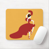 Flamenco-Tänzer-Mauspad Mousepad (Mit Mouse)