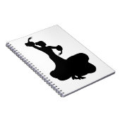 Flamenco-Tänzer Notizblock (Rechte Seite)