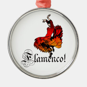 Flamenco-Tänzer Ornament Aus Metall