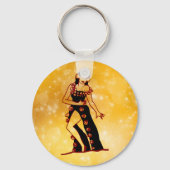 Flamenco-Tänzer Schlüsselanhänger (Vorderseite)