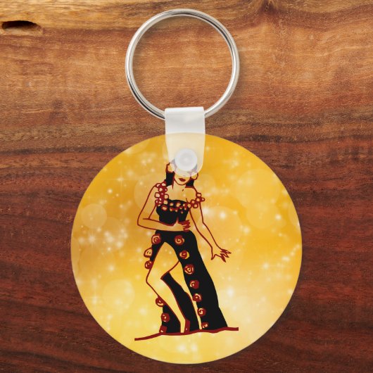 Flamenco-Tänzer Schlüsselanhänger (Vorderseite)