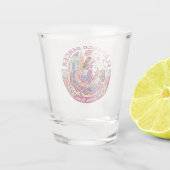 Flamenco-Tänzer Spanien Schnapsglas (Rückseite)