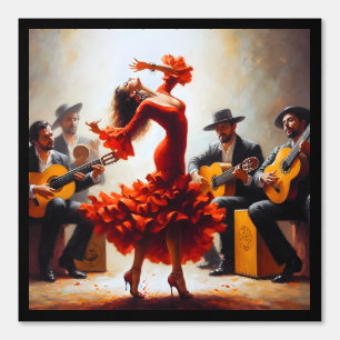 Flamenco-Tänzer Spanische Musikband  Tapete
