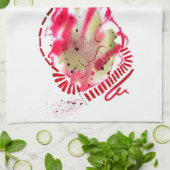 Flamenco-Tänzer T-Tuch Geschirrtuch (Gefaltet)