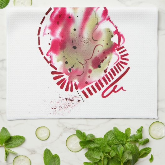 Flamenco-Tänzer T-Tuch Geschirrtuch (Gefaltet)