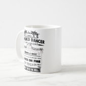 Flamenco-Tänzer-Tassen-lustige Kaffeetasse-coole Kaffeetasse (Vorderseite Links)