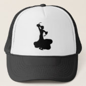 Flamenco-Tänzer Truckerkappe (Vorderseite)