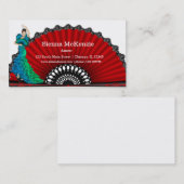 Flamenco-Tänzer Visitenkarte (Vorne/Hinten)