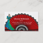 Flamenco-Tänzer Visitenkarte (Vorderseite)