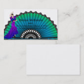 Flamenco-Tänzer Visitenkarte (Vorne/Hinten)