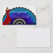 Flamenco-Tänzer Visitenkarte (Vorne/Hinten)