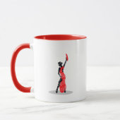 Flamenco-Tänzerin Tasse (Links)