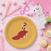 Flamenco Tanzerpapierplatte Pappteller (Party)