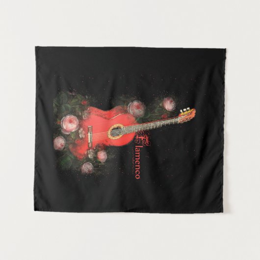 Flamenco - Tapestry Wandteppich (Vorderseite (Horizontal))