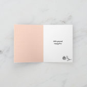 Flamenco-Thema - Niedliche Dancer Doll Birthday od Karte (Innenseite)