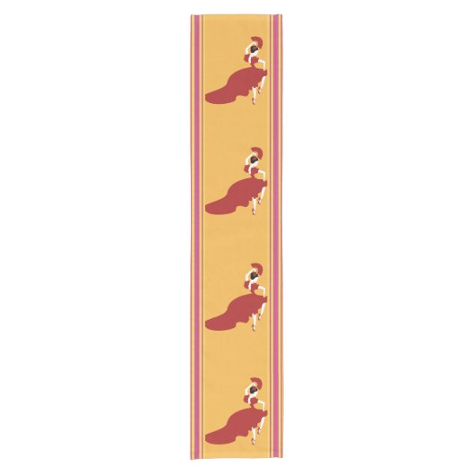 Flamenco Tischläufer (Vorderseite)