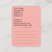 Flamenco - Visitenkarte (Rückseite)