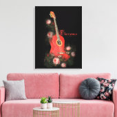 FLAMENCO - Wrapped Canvas Leinwanddruck (Insitu (Wohnzimmer))