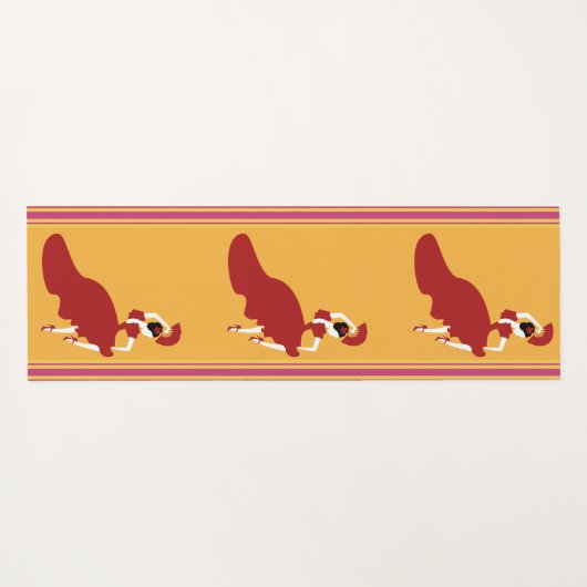 Flamenco Yoga Yogamatte (Rückseite (Horizontal))