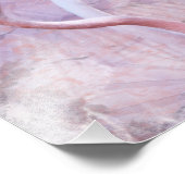 Flamencodruck Fotodruck (Ecke)
