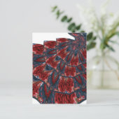 Flamencokleid Postkarte (Stehend Vorderseite)