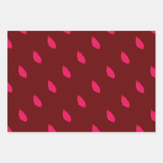 Flamencoschattierungspapier Set 3 Geschenkpapier Set (Vorderseite 2)