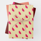 Flamencoschattierungspapier Set 3 Geschenkpapier Set (Beispiel)