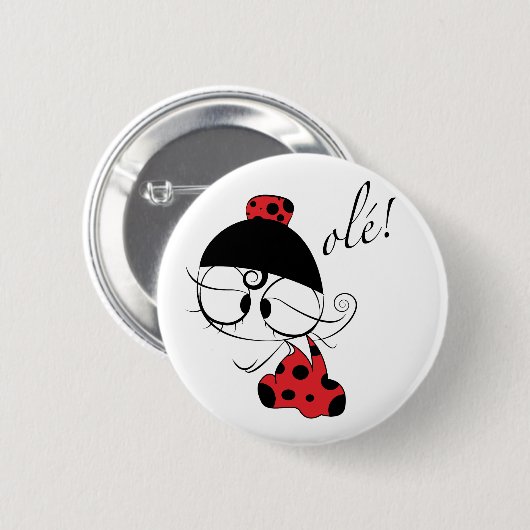 Flamencotänzer alt! button (Vorne & Hinten)