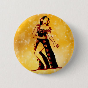 Flamencotänzer Button