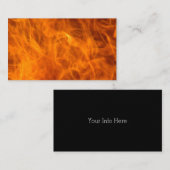 Flames Business Cards Visitenkarte (Vorne/Hinten)