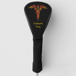 Flames Caduceus Golf Headcover